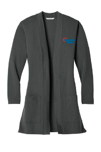 Port Authority Ladies Long Pocket Cardigan